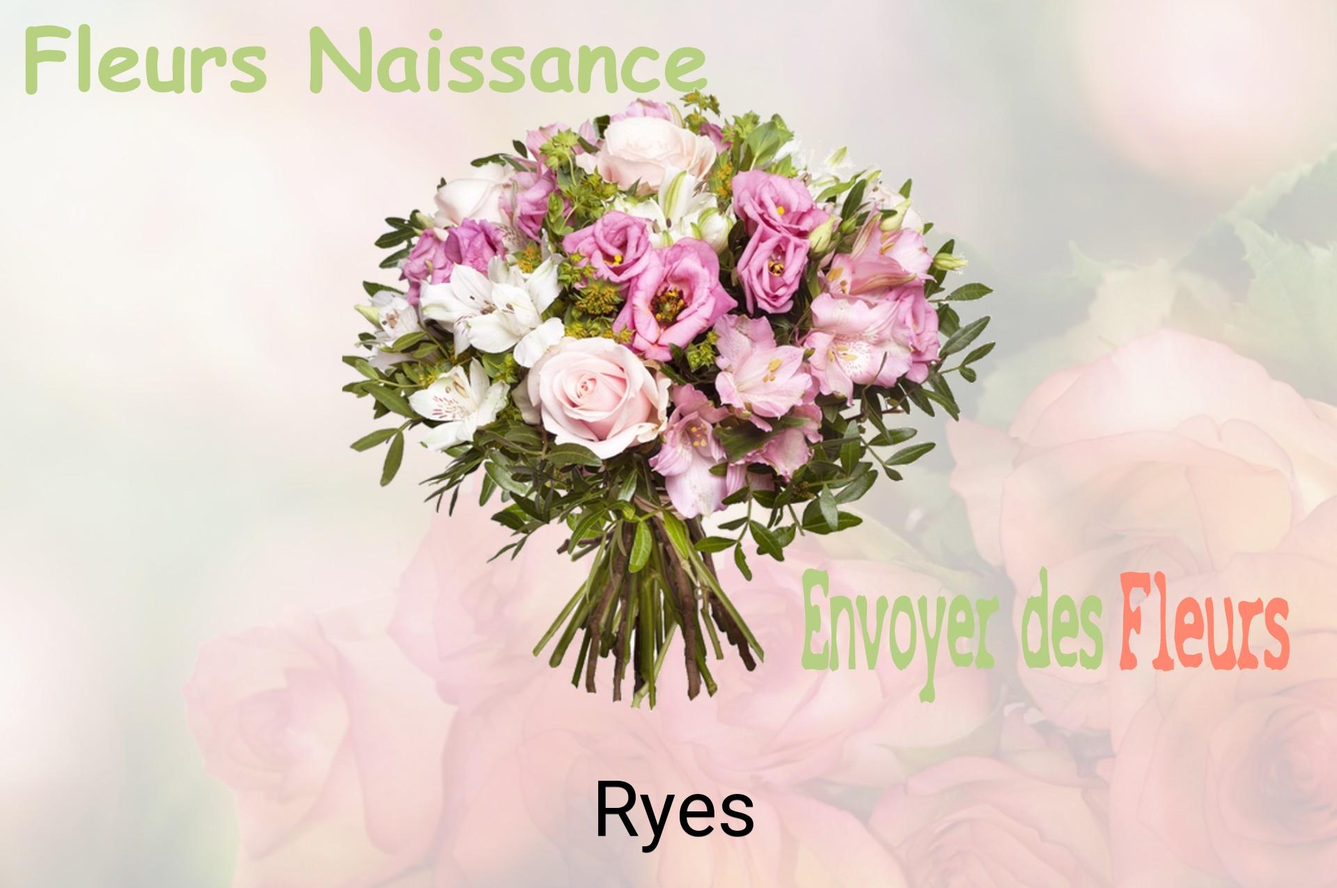 Bouquet de fleurs de naissance livré à Ryes